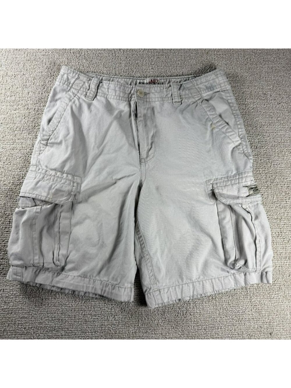 Aeropostale Relaxed Fit Drawstring Cargo Shorts Khaki Men’s Size 36 x 11